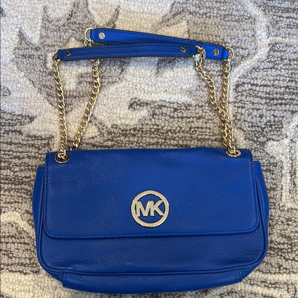 Michael Kors Blue Shoulder Bag